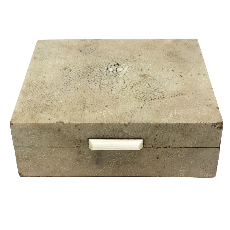 Scatola in galuchat Francia 1930 Box in shagreen  France 1930