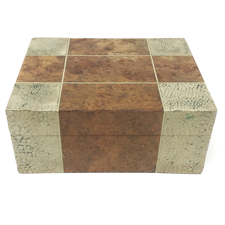 Scatole in galuchat e avorio Francia 1925 Box in shagreen and ivory France 1925