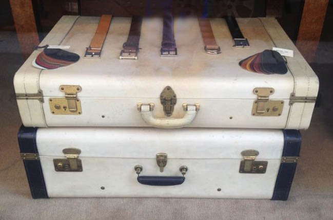 Valigie in pergamena Suitcase in parchment