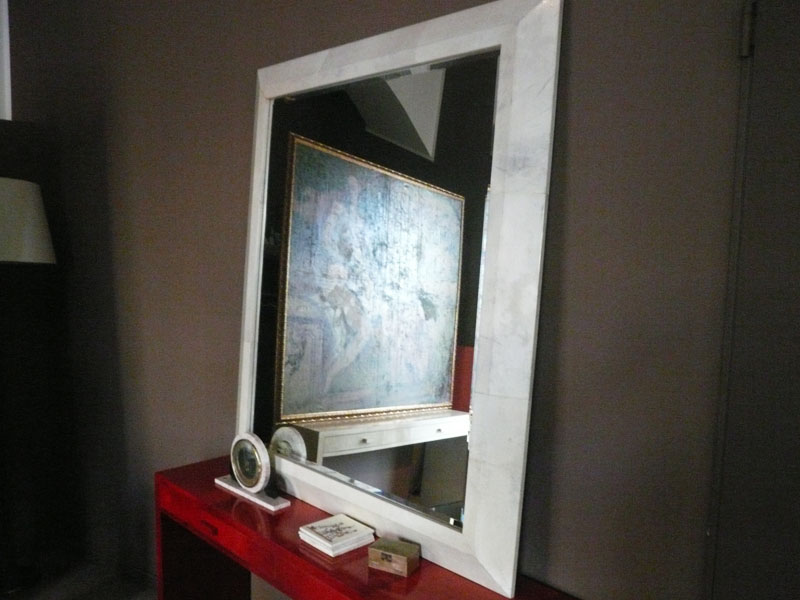 Specchio in Pergamena Mirror in parchment